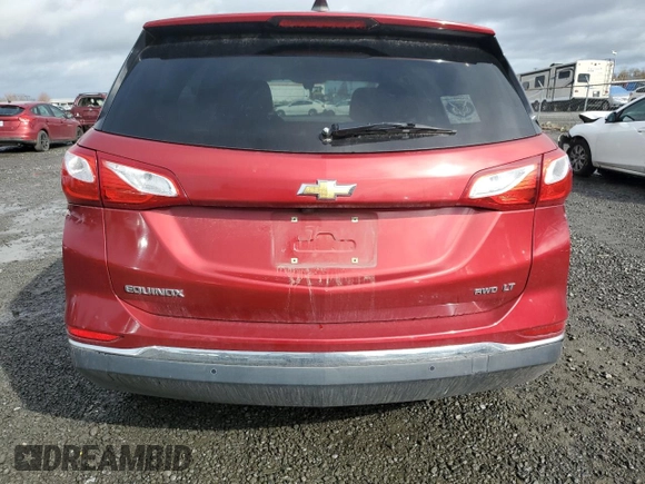2018 Chevrolet Equinox LT with VIN 2GNAXSEV8J6111153, listed as a Copart auction lot 47564665 with 40,018 mi miles and Salvage Title. Bid and sale history available at carsss.com. Image 6.