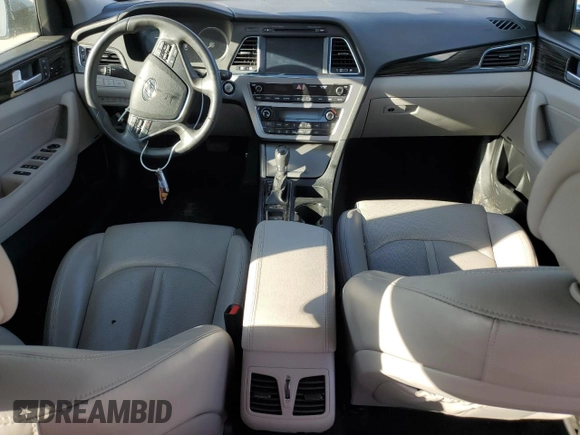 2016 Hyundai Sonata Hybrid Limited with VIN KMHE34L15GA027672, listed as a Copart auction lot 47058605 with 92,455 mi miles and Salvage Title. Bid and sale history available at carsss.com. Image 8.
