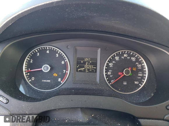 2013 Volkswagen Jetta SE with VIN 3VWDP7AJ6DM283873, listed as a Copart auction lot 87874885 with 195,283 mi miles and Clean title. Bid and sale history available at DreamBid. Image 9.