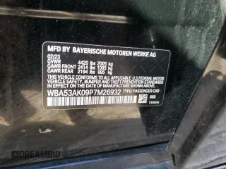 2023 BMW 2 Series 228i with VIN WBA53AK09P7M26932, listed as a Copart auction lot 78149334 with 21,362 mi miles and Salvage Title. Bid and sale history available at carsss.com. Image 12.