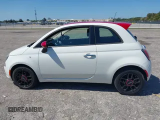 2015 FIAT 500 Pop with VIN 3C3CFFAR5FT663043, listed as a IAAI auction lot 42037387 with 65,266 mi miles. Bid and sale history available at carsss.com. Image 14.