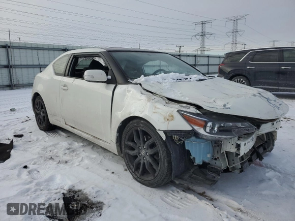 2016 Scion tC with VIN JTKJF5C77GJ024687, listed as a Copart auction lot 45540105 with 102,881 mi miles and Salvage Title. Bid and sale history available at carsss.com. Image 4.