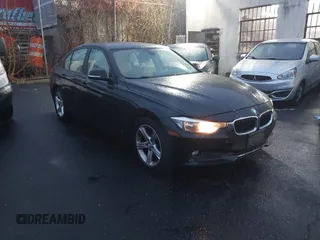 2014 BMW 3 Series 320i with VIN WBA3B1G53ENS79465, listed as a IAAI auction lot 41492983 with 107,522 mi miles. Bid and sale history available at carsss.com. Image 1.