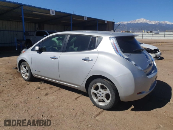 2011 Nissan LEAF SL-e with VIN JN1AZ0CP9BT009416, listed as a Copart auction lot 53686205 with 59,763 mi miles and Clean Title. Bid and sale history available at carsss.com. Image 2.