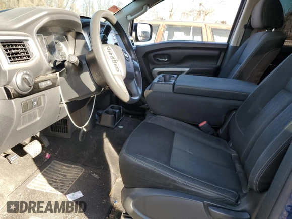 2017 Nissan Titan S with VIN 1N6AA1EJ1HN542129, listed as a Copart auction lot 80027693 with 117,455 mi miles and Salvage Title. Bid and sale history available at carsss.com. Image 7.