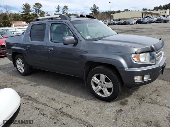 2011 Honda Ridgeline RTL with VIN 5FPYK1F55BB455122, listed as a Copart auction lot 48478305 with 233,972 mi miles and Salvage Title. Bid and sale history available at carsss.com. Image 4.