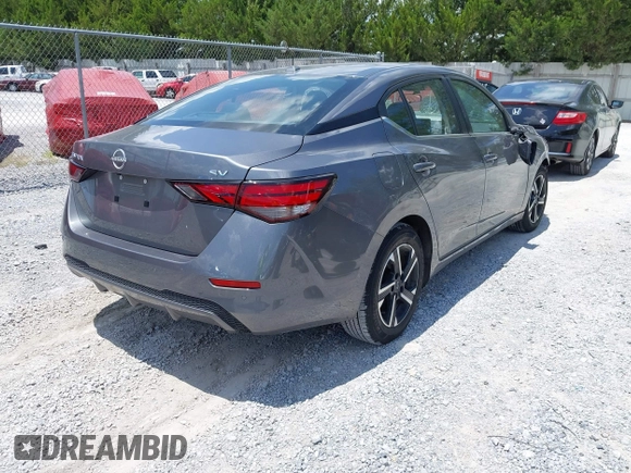 2024 Nissan Sentra SV with VIN 3N1AB8CV1RY315254, listed as a IAAI auction lot 42690988 with 34,080 mi miles and . Bid and sale history available at DreamBid. Image 4.