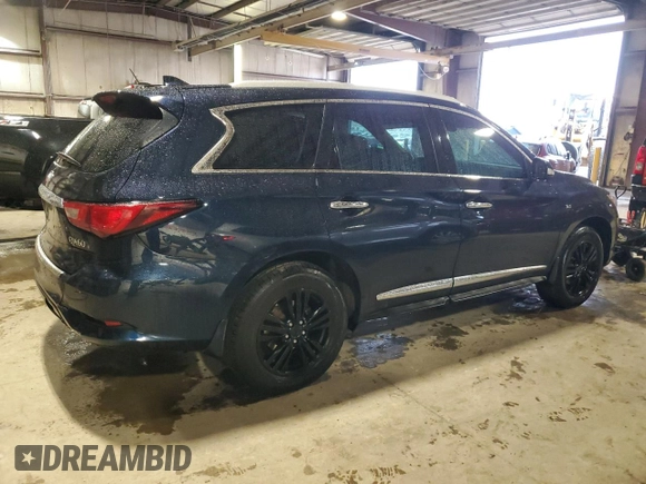 2017 Infiniti QX60 with VIN 5N1DL0MM9HC549725, listed as a Copart auction lot 43271555 with 98,344 mi miles and Salvage Title. Bid and sale history available at DreamBid. Image 3.