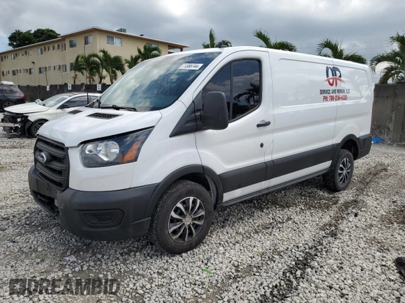 2020 Ford Transit Cargo with VIN 1FTBR1Y82LKA74222, listed as a Copart auction lot 71388744 with 42,511 mi miles and Salvage Title. Bid and sale history available at DreamBid. Image 1.