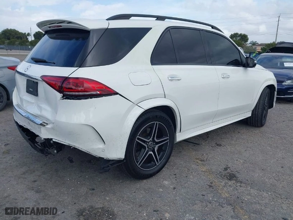 2020 Mercedes-Benz GLE with VIN 4JGFB4JB8LA240189, listed as a IAAI auction lot 41727577 with 51,533 mi miles. Bid and sale history available at carsss.com. Image 4.