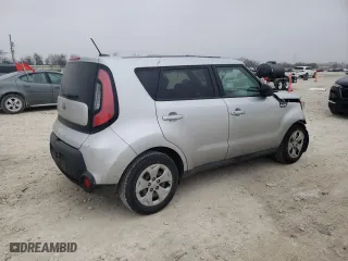 2015 Kia Soul with VIN KNDJN2A25F7762483, listed as a Copart auction lot 44898235 with 129,160 mi miles and Salvage Title. Bid and sale history available at carsss.com. Image 3.
