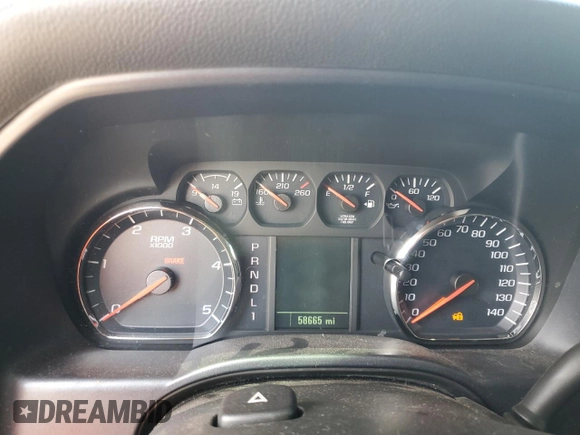 2021 Chevrolet Silverado 1500 with VIN 1HTKHPVK2MH263797, listed as a Copart auction lot 61871714 with 58,665 mi miles and Salvage Title. Bid and sale history available at DreamBid. Image 9.