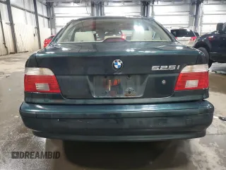 2001 BMW 5 Series 525i with VIN WBADT33481GF40536, listed as a Copart auction lot 48314315 with 165,461 mi miles and Salvage Title. Bid and sale history available at carsss.com. Image 6.