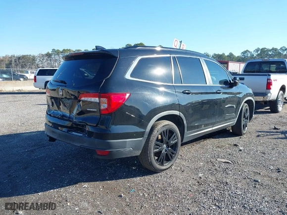 2021 Honda Pilot Special Edition with VIN 5FNYF5H22MB007883, listed as a IAAI auction lot 41417913 with 1 mi miles. Bid and sale history available at carsss.com. Image 4.