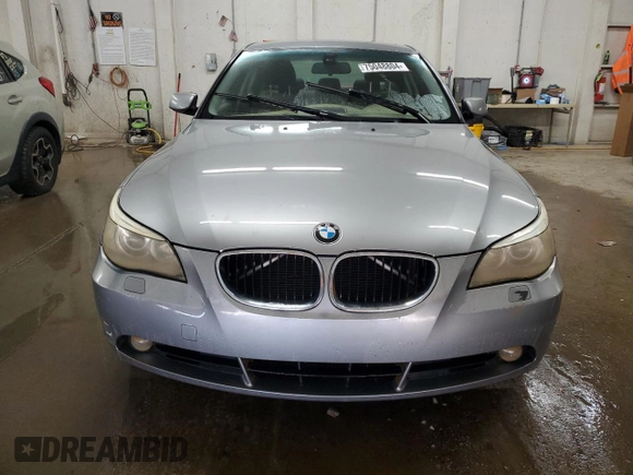 2005 BMW 5 Series 530i with VIN WBANA73565CR58629, listed as a Copart auction lot 75048804 with Not Provided miles and Non Repairable. Bid and sale history available at DreamBid. Image 5.