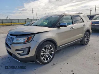 2017 Ford Explorer Platinum с VIN 1FM5K8HT4HGE36426, выставлен на аукционе Copart как лот 62105525 с пробегом 119 566 миль миль и Списание • Salvage title. История ставок и продаж доступна на DreamBid. Изображение 1.