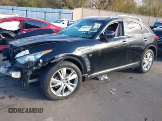 2014 Infiniti QX70 с VIN JN8CS1MWXEM410367, выставлен на аукционе IAAI как лот 40896209 с пробегом Не указан миль и . История ставок и продаж доступна на DreamBid. Изображение 2.