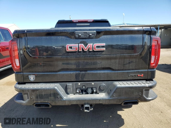2023 GMC Sierra 1500 AT4 with VIN 1GTUUEE86PZ149679, listed as a Copart auction lot 53154385 with 36,826 mi miles and Salvage title. Bid and sale history available at DreamBid. Image 6.