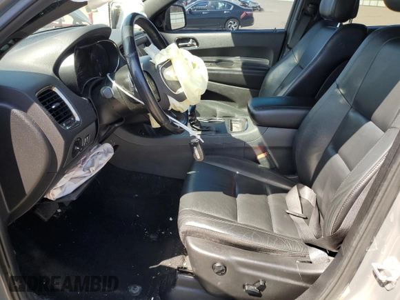 2019 Dodge Durango GT Plus with VIN 1C4RDJDG9KC754878, listed as a Copart auction lot 53489095 with 95,223 mi miles and Salvage Title. Bid and sale history available at DreamBid. Image 7.
