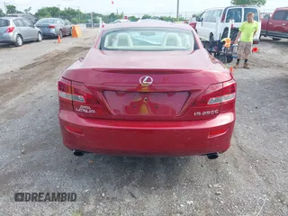 2010 Lexus IS 250 C with VIN JTHFF2C28A2512322, listed as a IAAI auction lot 42684261 with 59,939 mi miles and . Bid and sale history available at DreamBid. Image 16.