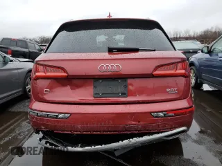 2018 Audi Q5 Premium Plus with VIN WA1BNAFY8J2111263, listed as a Copart auction lot 49230045 with 61,486 mi miles and Salvage Title. Bid and sale history available at carsss.com. Image 6.