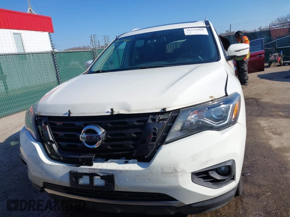 2018 Nissan Pathfinder SL with VIN 5N1DR2MM1JC618956, listed as a IAAI auction lot 41539068 with 68,493 mi miles. Bid and sale history available at carsss.com. Image 12.