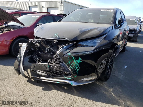 2016 Lexus NX 200t with VIN JTJBARBZ3G2055317, listed as a Copart auction lot 68187232 with 23,431 mi miles. Bid and sale history available at carsss.com. Image 1.