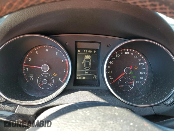 2012 Volkswagen GTI w/Conv & Sunroof PZEV с VIN WVWHD7AJ2CW328772, выставлен на аукционе Copart как лот 81424184 с пробегом 136 589 миль миль и Чистый • Clean title. История ставок и продаж доступна на DreamBid. Изображение 9.