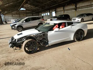 2019 Chevrolet Corvette 1LT with VIN 1G1YB2D75K5100805, listed as a Copart auction lot 51182435 with 59,512 mi miles and Salvage Title. Bid and sale history available at carsss.com. Image 1.