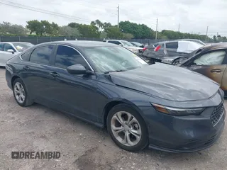 2024 Honda Accord LX z VIN 1HGCY1F26RA065996, wystawiony jako IAAI lot #41967321 z przebiegiem 14 897 mil mil oraz . Historia ofert i sprzedaży dostępna na DreamBid. Obrazek 1.