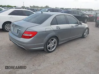 2014 Mercedes-Benz C 250 Sport with VIN WDDGF4HB7EG257087, listed as a IAAI auction lot 42169917 with 165,278 mi miles and . Bid and sale history available at DreamBid. Image 4.