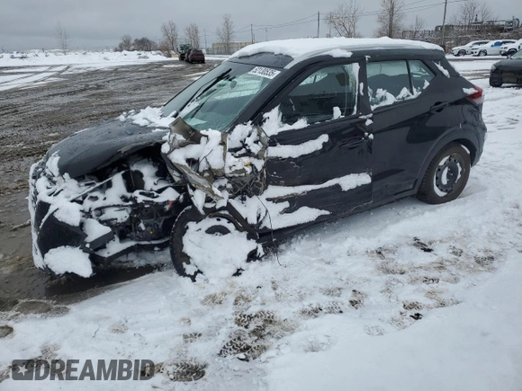 2025 Nissan Kicks SV с VIN 3N1CP5CV4SL472689, выставлен на аукционе Copart как лот 52130535 с пробегом 966 миль миль и Списание • Salvage title. История ставок и продаж доступна на DreamBid. Изображение 1.