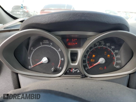 2012 Ford Fiesta SE with VIN 3FADP4BJ8CM112255, listed as a Copart auction lot 42932575 with 136,534 mi miles and Salvage Title. Bid and sale history available at DreamBid. Image 9.