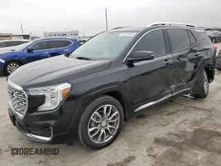 2022 GMC Terrain Denali with VIN 3GKALXEV0NL154635, listed as a Copart auction lot 44814595 with 48,962 mi miles and Salvage title. Bid and sale history available at DreamBid. Image 1.