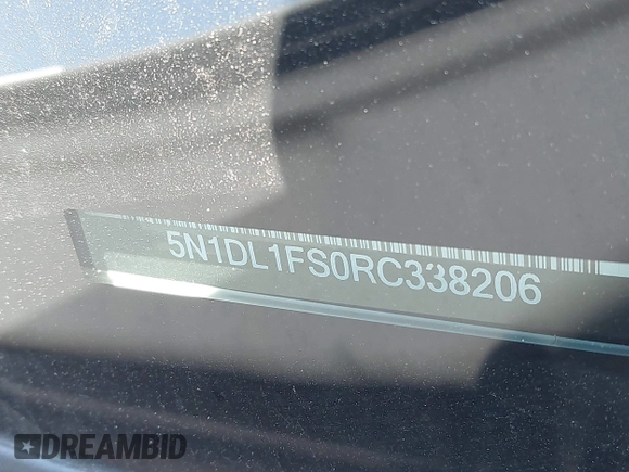 2024 Infiniti QX60 Luxe with VIN 5N1DL1FS0RC338206, listed as a IAAI auction lot 42236710 with 17,837 mi miles and . Bid and sale history available at DreamBid. Image 9.