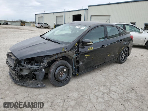 2016 Ford Focus SE with VIN 1FADP3F28GL301413, listed as a Copart auction lot 48199465 with 48,444 mi miles and Salvage Title. Bid and sale history available at carsss.com. Image 1.