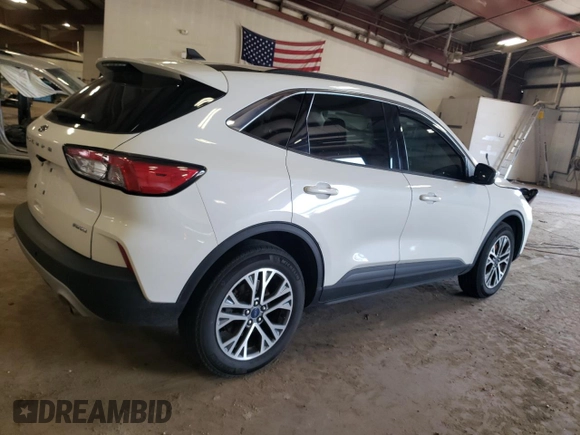 2021 Ford Escape SEL z VIN 1FMCU9H61MUA87268, wystawiony jako Copart lot #60645795 z przebiegiem 47 219 mil mil oraz Szkoda całkowita • Salvage title. Historia ofert i sprzedaży dostępna na DreamBid. Obrazek 3.
