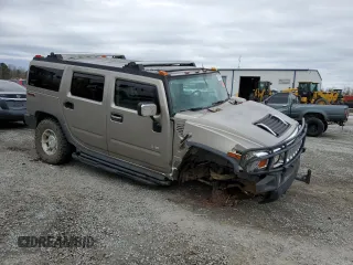 2003 Hummer H2 with VIN 5GRGN23U93H128347, listed as a Copart auction lot 49315985 with 277,074 mi miles and Salvage Title. Bid and sale history available at carsss.com. Image 4.