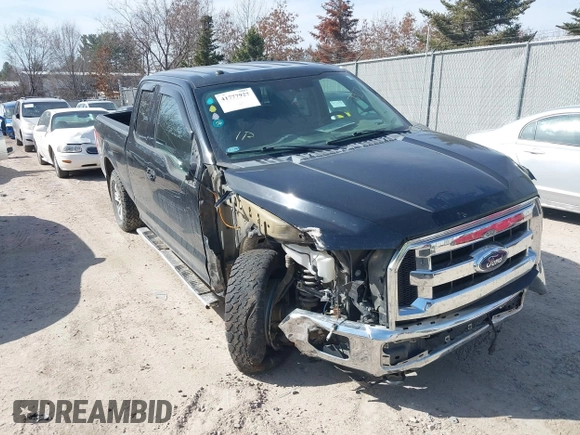 2017 Ford F-150 XL with VIN 1FTFX1EF4HKC85861, listed as a IAAI auction lot 41777927 with 1 mi miles. Bid and sale history available at carsss.com. Image 1.