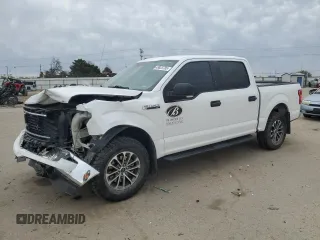 2018 Ford F-150 XL with VIN 1FTEW1E54JFA51448, listed as a Copart auction lot 49823785 with 95,996 mi miles and Salvage Title. Bid and sale history available at carsss.com. Image 1.