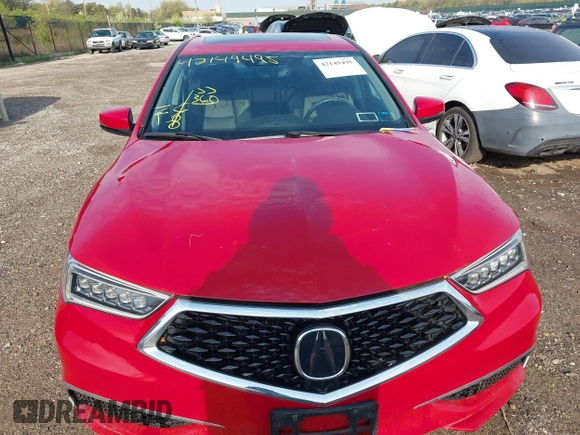 2019 Acura TLX with VIN 19UUB2F37KA005185, listed as a IAAI auction lot 42149495 with 53,345 mi miles and . Bid and sale history available at DreamBid. Image 12.