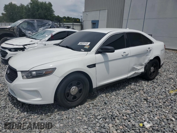 2015 Ford Police Interceptor with VIN 1FAHP2MK2FG163700, listed as a Copart auction lot 56028145 with 107,421 mi miles and Salvage title. Bid and sale history available at DreamBid. Image 1.