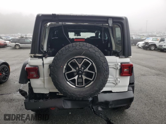 2025 Jeep Wrangler Rubicon with VIN 1C4PJXFN0SW546739, listed as a Copart auction lot 51776505 with 830 mi miles and Clean title. Bid and sale history available at DreamBid. Image 6.