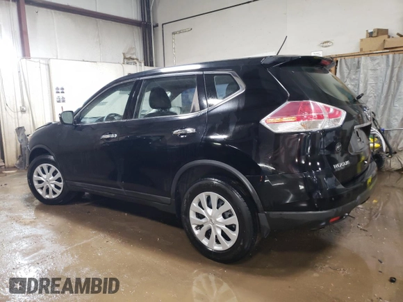 2015 Nissan Rogue SV with VIN KNMAT2MV2FP587220, listed as a Copart auction lot 52145405 with 200,366 mi miles and Salvage Title. Bid and sale history available at DreamBid. Image 2.