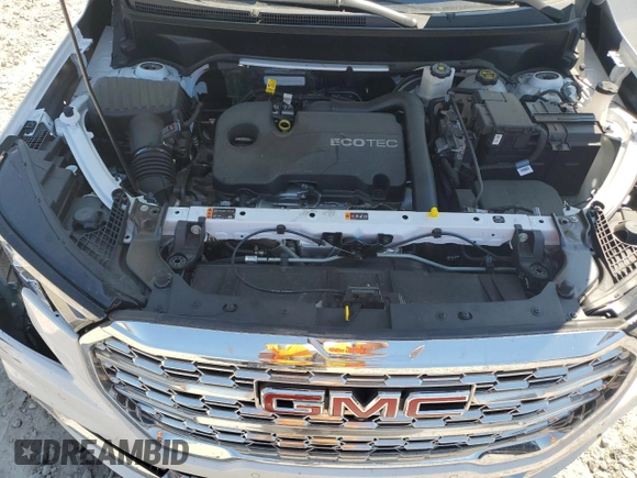 2022 GMC Terrain Denali with VIN 3GKALXEV2NL226743, listed as a Copart auction lot 50572075 with 19,390 mi miles and Salvage title. Bid and sale history available at DreamBid. Image 12.