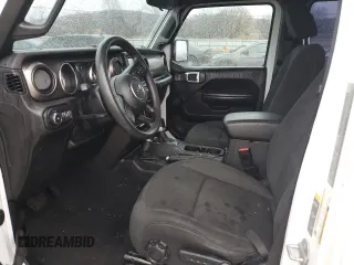 2020 Jeep Wrangler Unlimited Sport with VIN 1C4HJXDG4LW240492, listed as a Copart auction lot 43196635 with 56,602 mi miles and Clean title. Bid and sale history available at DreamBid. Image 7.