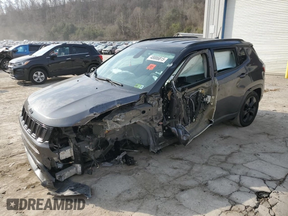 2018 Jeep Compass Altitude with VIN 3C4NJDBB8JT433658, listed as a Copart auction lot 48886815 with Not Provided miles and Salvage Title. Bid and sale history available at carsss.com. Image 1.