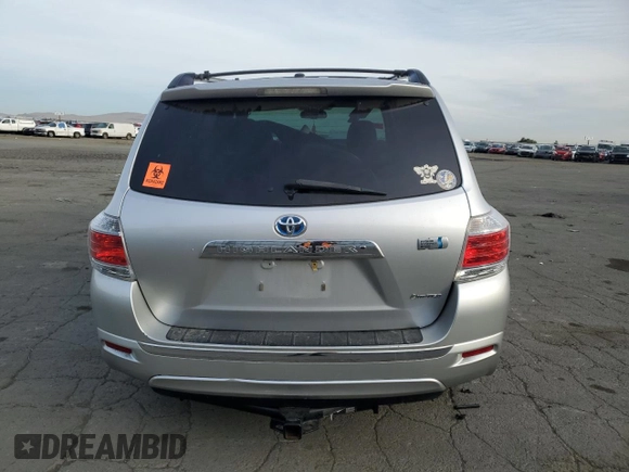 2011 Toyota Highlander Hybrid Limited with VIN JTEDC3EHXB2001572, listed as a Copart auction lot 79129854 with 150,193 mi miles and Salvage Title. Bid and sale history available at carsss.com. Image 6.