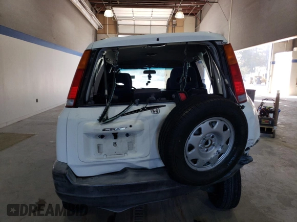 2001 Honda CR-V LX with VIN JHLRD284X1S014401, listed as a Copart auction lot 76837334 with 195,358 mi miles and Salvage Title. Bid and sale history available at carsss.com. Image 6.