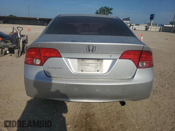 2006 Honda Civic LX with VIN 1HGFA165X6L108411, listed as a Copart auction lot 52946325 with 240,984 mi miles and Salvage Title. Bid and sale history available at DreamBid. Image 6.